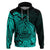 Polynesian Tahiti Island Hoodie The Wave of Water Turquoise LT9 - Polynesian Pride