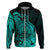Polynesian Tahiti Island Hoodie The Wave of Water Turquoise LT9 - Polynesian Pride