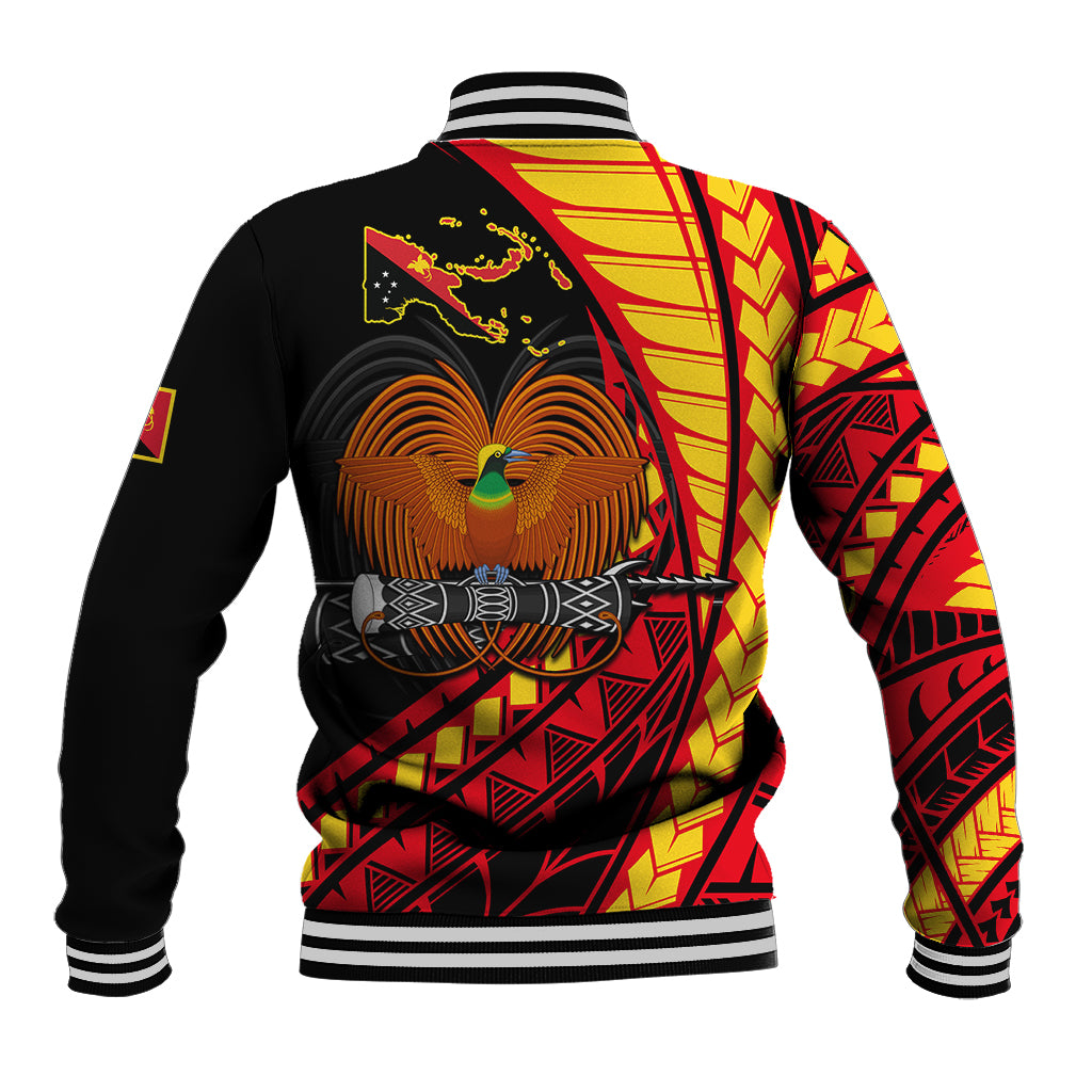 Papua New Guinea Baseball Jacket The Greater Bird of Paradise LT9 - Polynesian Pride