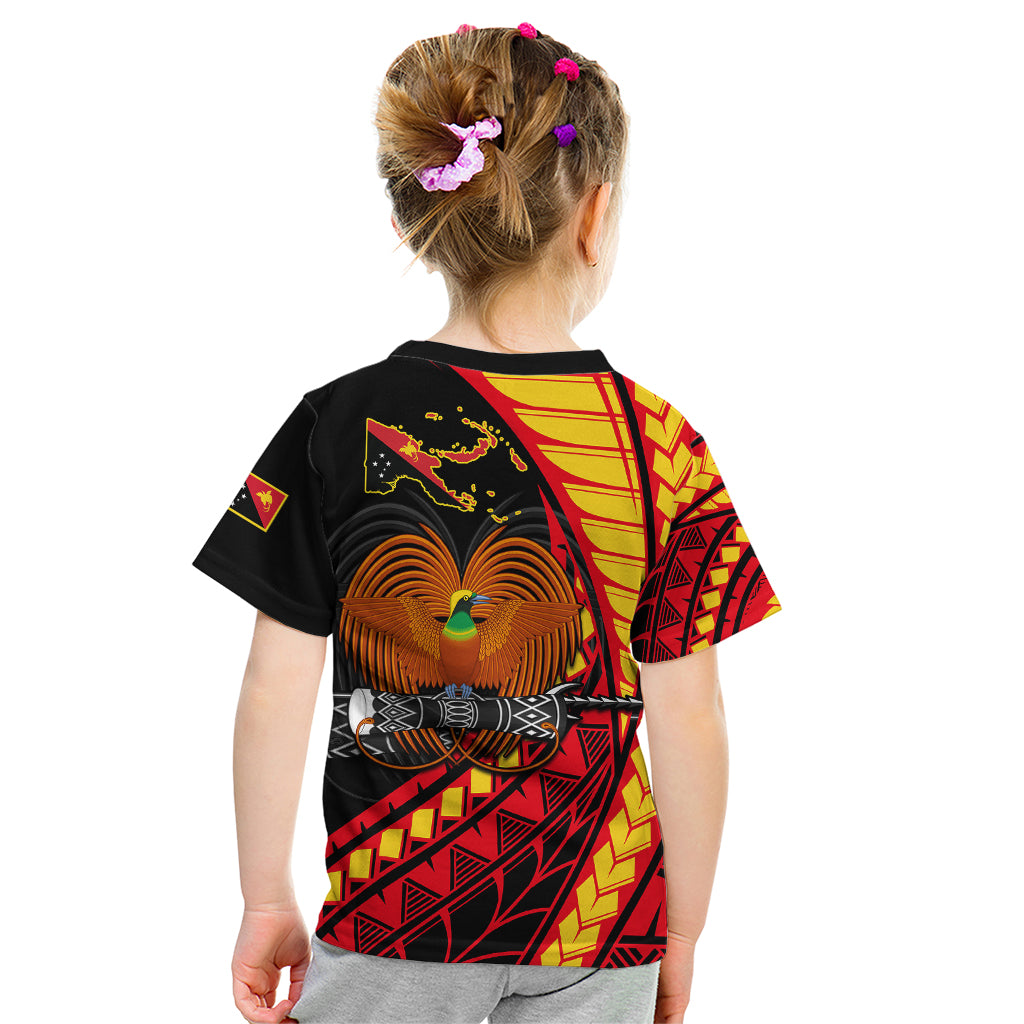 Papua New Guinea Kid T Shirt The Greater Bird of Paradise LT9 - Polynesian Pride