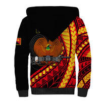 Papua New Guinea Sherpa Hoodie The Greater Bird of Paradise LT9 - Polynesian Pride