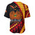 (Custom Personalised) Papua New Guinea Baseball Jersey The Greater Bird of Paradise LT9 - Polynesian Pride