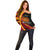 (Custom Personalised) Papua New Guinea Off Shoulder Sweater The Greater Bird of Paradise LT9 - Polynesian Pride