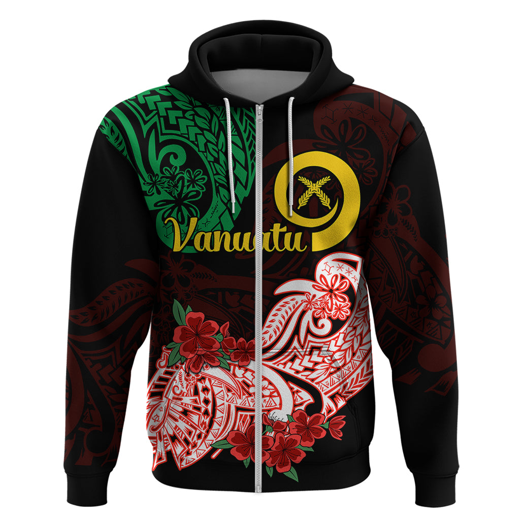 Vanuatu Hoodie Polynesian Floral Tribal LT9 - Polynesian Pride