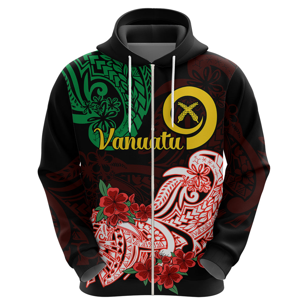 Vanuatu Hoodie Polynesian Floral Tribal LT9 - Polynesian Pride
