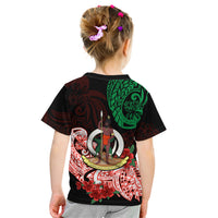 Vanuatu Kid T Shirt Polynesian Floral Tribal LT9 - Polynesian Pride