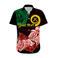 (Custom Personalised) Vanuatu Hawaiian Shirt Polynesian Floral Tribal LT9 - Polynesian Pride