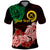 Custom Vanuatu Polo Shirt Polynesian Floral Tribal LT9 Black - Polynesian Pride
