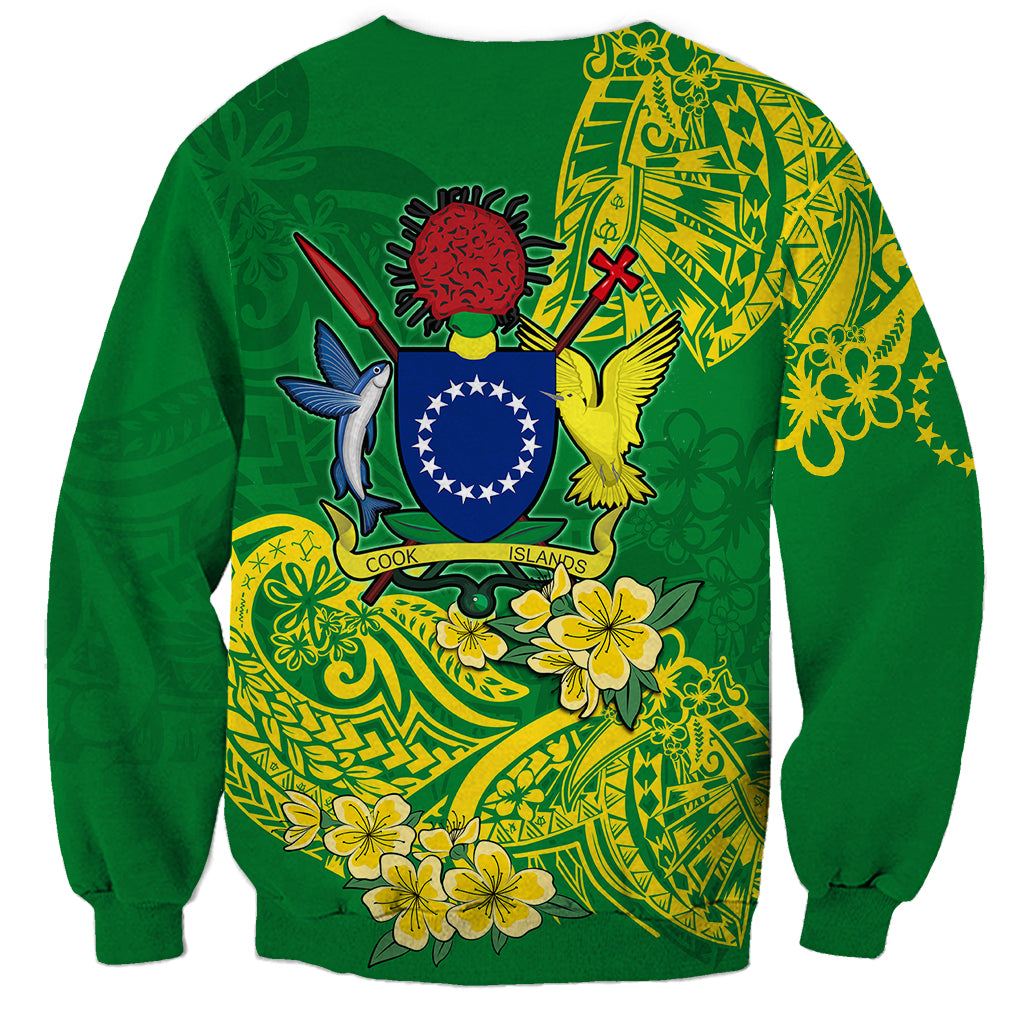 Cook Island Sweatshirt Polynesian Floral Tribal LT9 - Polynesian Pride