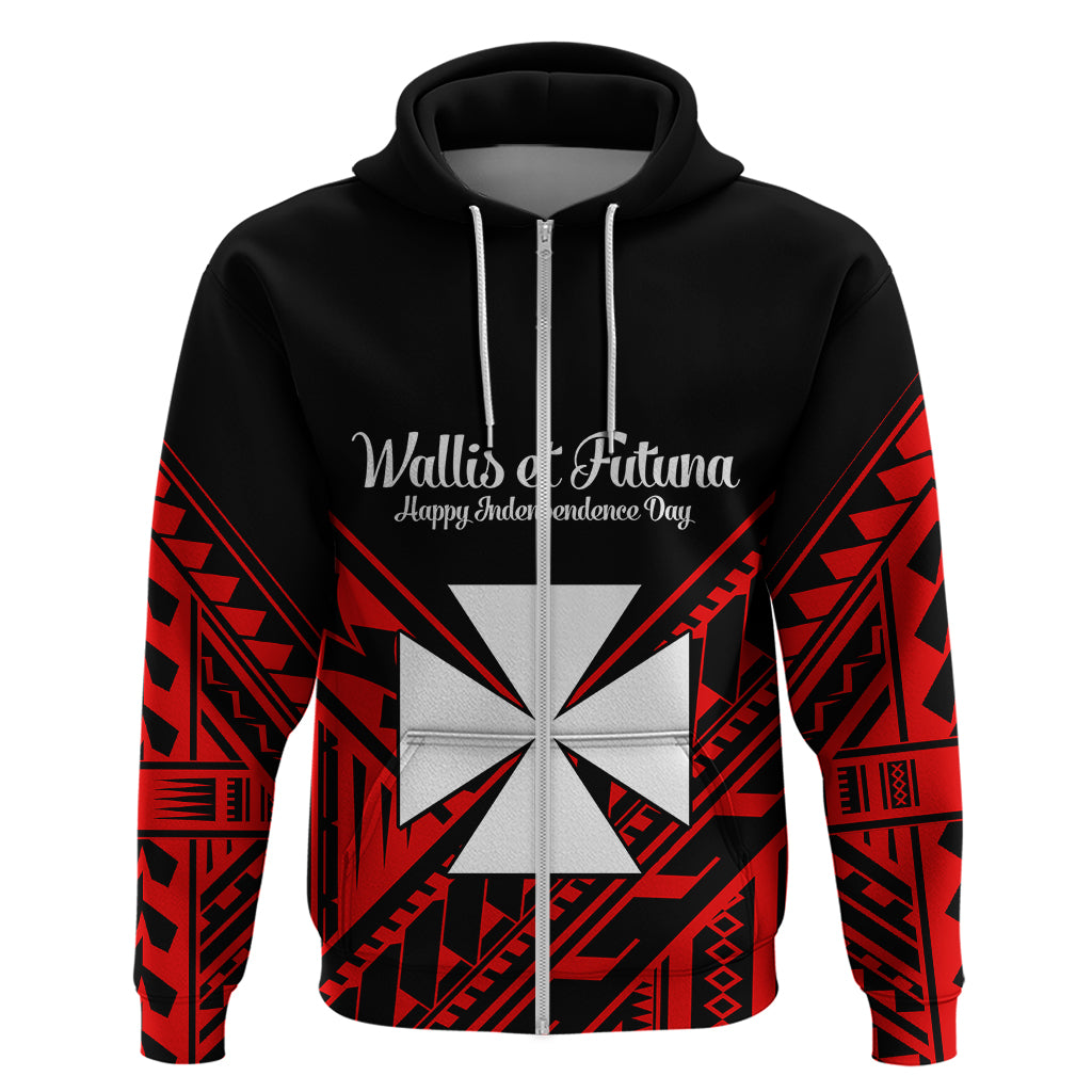 Wallis et Futuna Hoodie Happy Independence Day LT9 - Polynesian Pride