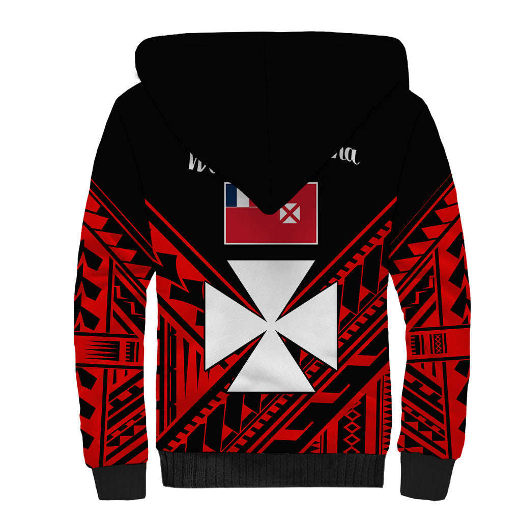Wallis et Futuna Sherpa Hoodie Happy Independence Day LT9 - Polynesian Pride