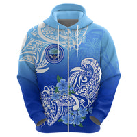 Federated States of Micronesia Hoodie Polynesian Floral Tribal LT9 - Polynesian Pride