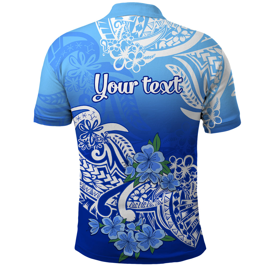 Custom Federated States of Micronesia Polo Shirt Polynesian Floral Tribal LT9 - Polynesian Pride