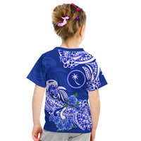 FSM Chuuk State Kid T Shirt Polynesian Floral Tribal LT9 - Polynesian Pride