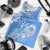 FSM Kosrae State Men Tank Top Polynesian Floral Tribal LT9 Blue - Polynesian Pride