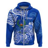 FSM Pohnpei State Hoodie Polynesian Floral Tribal LT9 - Polynesian Pride