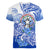 Northern Mariana Islands Women V Neck T Shirt Polynesian Floral Tribal LT9 - Polynesian Pride