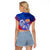 Tahiti Raglan Cropped T Shirt Polynesian Floral Tribal LT9 - Polynesian Pride