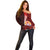 (Custom Personalised) Tahiti Off Shoulder Sweater Polynesian Coat Of Arm With Hibiscus LT9 - Polynesian Pride