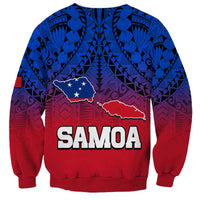 Polynesian Independent State of Samoa Gradient Sweatshirt LT9 - Polynesian Pride