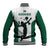 Hawaii Volleyball Baseball Jacket Hawaiian Kakau White Style LT14 - Polynesian Pride