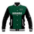 Hawaii Volleyball Baseball Jacket Hawaiian Kakau Green Style LT14 Unisex Green - Polynesian Pride
