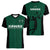Hawaii Volleyball Women V Neck T Shirt Hawaiian Kakau Green Style LT14 Female Green - Polynesian Pride