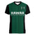 Hawaii Volleyball Women V Neck T Shirt Hawaiian Kakau Green Style LT14 - Polynesian Pride
