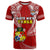 (Custom Text and Number) Tonga Rugby T Shirt Mate Maa Tonga Pacific Tongan Ngatu LT14 Red - Polynesian Pride