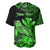 (Custom Personalised) Hawaii Monk Seal Baseball Jersey Polynesian Kakau With Kanaka Green LT14 - Polynesian Pride