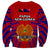 Papua New Guinea Sweatshirt Central Province Mix Coat Of Arms Polynesian Art LT14 - Polynesian Pride