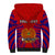 (Custom Personalised) Papua New Guinea Sherpa Hoodie Central Province Mix Coat Of Arms Polynesian Art LT14 - Polynesian Pride