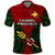 Papua New Guinea Polo Shirt Chimbu Province Mix Coat Of Arms Polynesian Art LT14 Red - Polynesian Pride