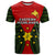 Papua New Guinea T Shirt Eastern Highlands Province Mix Coat Of Arms Polynesian Art LT14 Red - Polynesian Pride