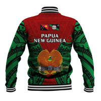 Papua New Guinea Baseball Jacket East New Britain Province Mix Coat Of Arms Polynesian Art LT14 - Polynesian Pride