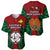 Papua New Guinea Baseball Jersey East New Britain Province Mix Coat Of Arms Polynesian Art LT14 Red - Polynesian Pride