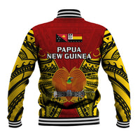 Papua New Guinea Baseball Jacket Madang Province Mix Coat Of Arms Polynesian Art LT14 - Polynesian Pride