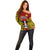 Papua New Guinea Off Shoulder Sweater Madang Province Mix Coat Of Arms Polynesian Art LT14 - Polynesian Pride