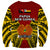 Papua New Guinea Sweatshirt Madang Province Mix Coat Of Arms Polynesian Art LT14 - Polynesian Pride