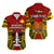 (Custom Personalised) Papua New Guinea Hawaiian Shirt Madang Province Mix Coat Of Arms Polynesian Art LT14 Red - Polynesian Pride