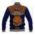 Papua New Guinea Baseball Jacket Manus Province Mix Coat Of Arms Polynesian Art LT14 - Polynesian Pride