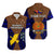 (Custom Personalised) Papua New Guinea Hawaiian Shirt Manus Province Mix Coat Of Arms Polynesian Art LT14 Brown - Polynesian Pride