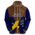 Custom Papua New Guinea Hoodie Manus Province Mix Coat of Arms Polynesian Art LT14 - Polynesian Pride