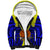 (Custom Personalised) Papua New Guinea Sherpa Hoodie Morobe Province Mix Coat Of Arms Polynesian Art LT14 Unisex Yellow - Polynesian Pride