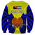 (Custom Personalised) Papua New Guinea Sweatshirt Morobe Province Mix Coat Of Arms Polynesian Art LT14 - Polynesian Pride
