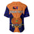 (Custom Personalised) Papua New Guinea Baseball Jersey New Ireland Province Mix Coat Of Arms Polynesian Art LT14 - Polynesian Pride