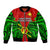 (Custom Personalised) Papua New Guinea Bomber Jacket Southern Highlands Province Mix Coat Of Arms Polynesian Art LT14 Unisex Red - Polynesian Pride