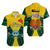 Papua New Guinea Hawaiian Shirt Hela Province Mix Coat Of Arms Polynesian Art LT14 Yellow - Polynesian Pride