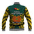 Papua New Guinea Baseball Jacket Jiwaka Province Mix Coat Of Arms Polynesian Art LT14 - Polynesian Pride