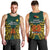 Papua New Guinea Men Tank Top Jiwaka Province Mix Coat Of Arms Polynesian Art LT14 - Polynesian Pride